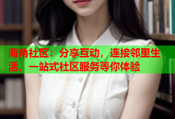 海角社区：分享互动，连接邻里生活，一站式社区服务等你体验